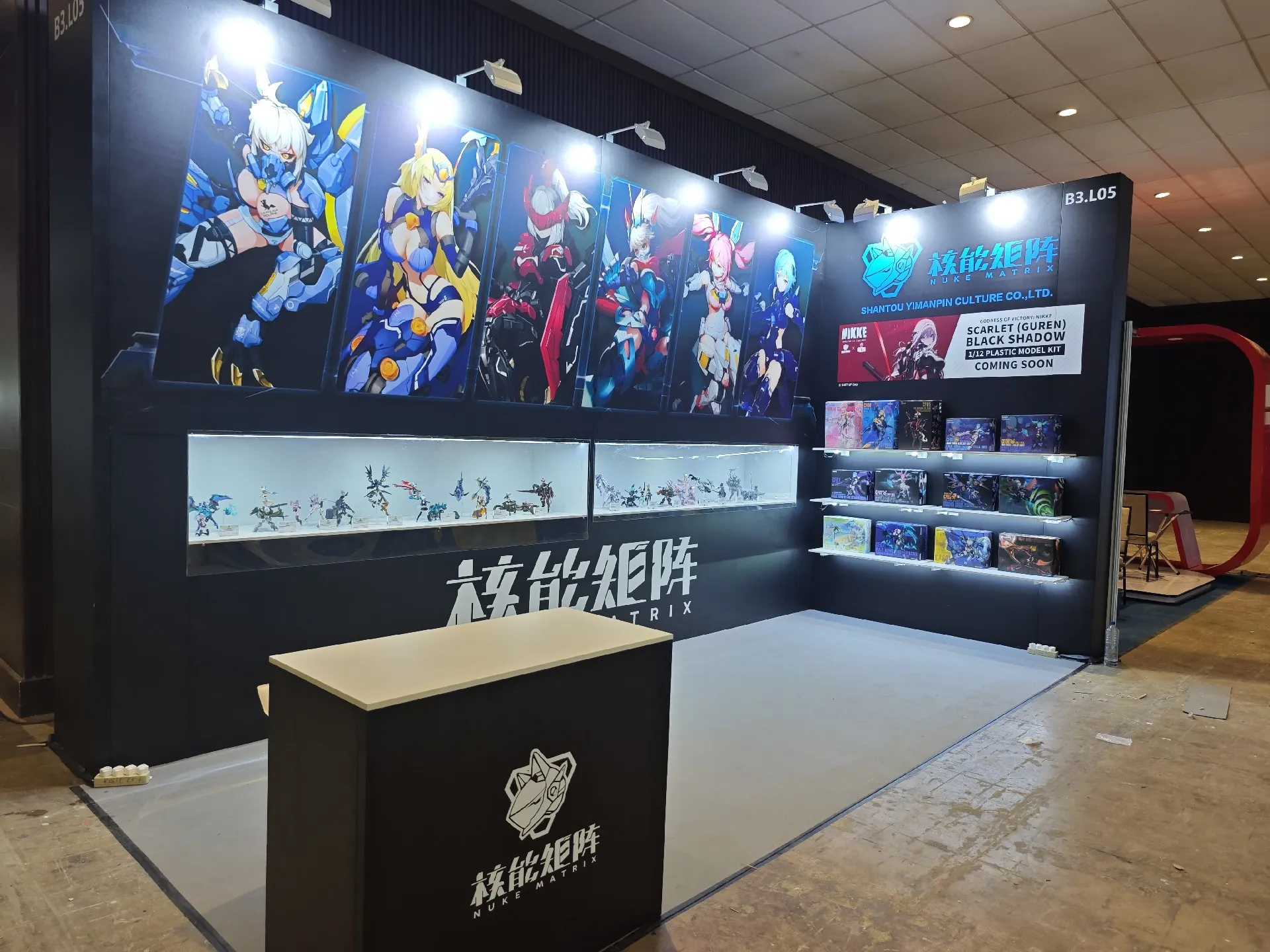 核能矩阵出展印尼，《NIKKE》人气角色“红莲：暗影”灰模海外首次亮相