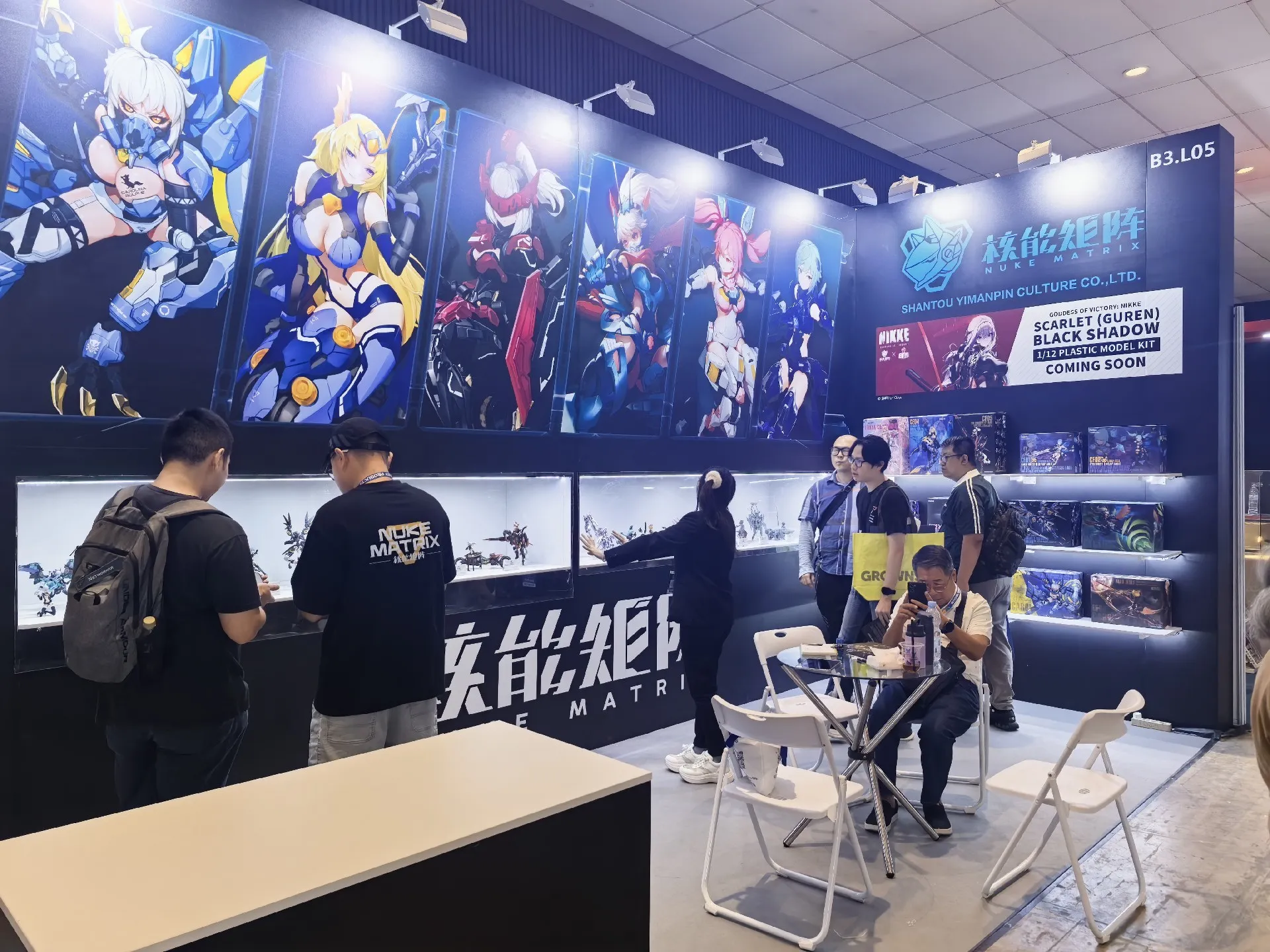 核能矩阵出展印尼，《NIKKE》人气角色“红莲：暗影”灰模海外首次亮相